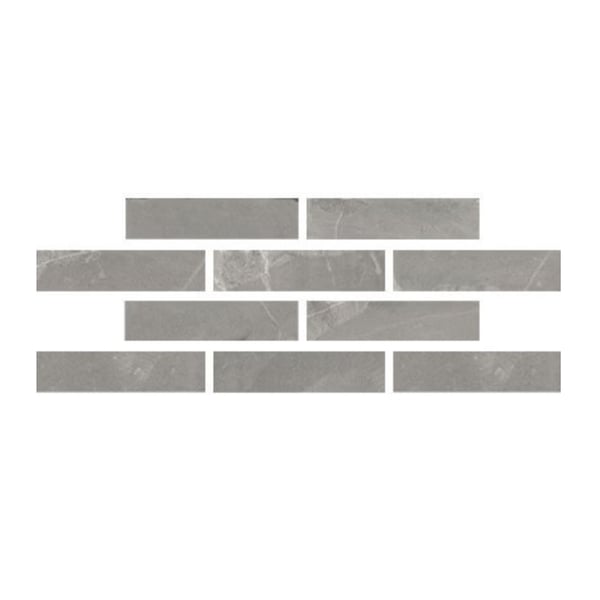 Πλακάκι Piase Brick Piano Sega Grigio Spacco 6x25 cm